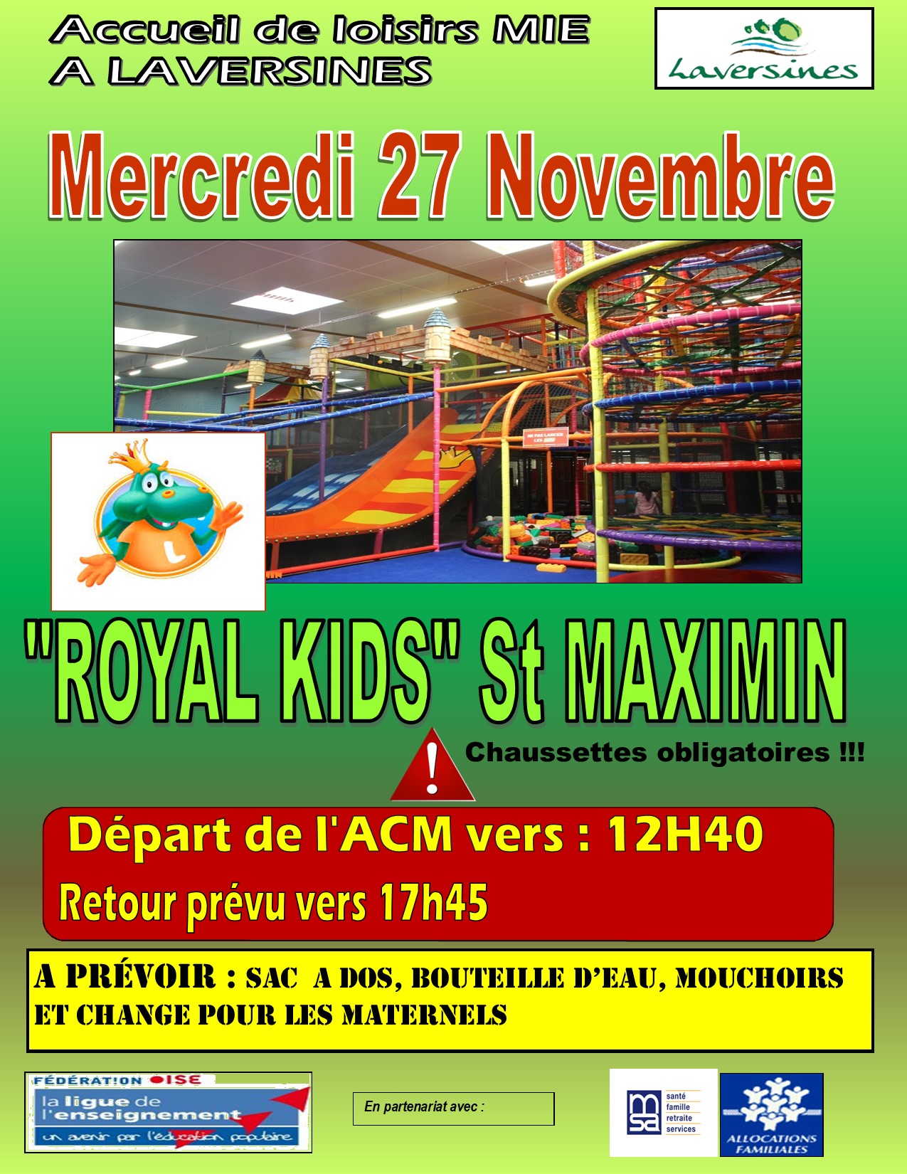 SORTIE ROYAL KIDS 27 NOV