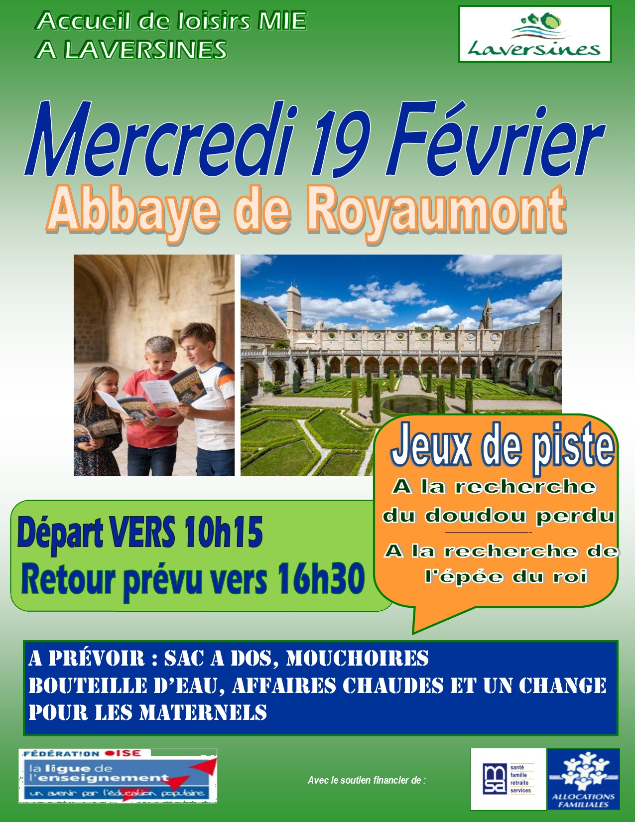 Sortie Abbaye de Royaumont